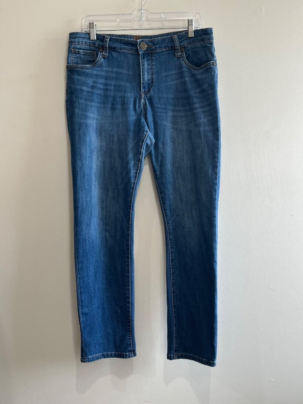 Kut From the Kloth Catherine Slim Boyfriend Jean Womens 12 Medium Wash Stretch